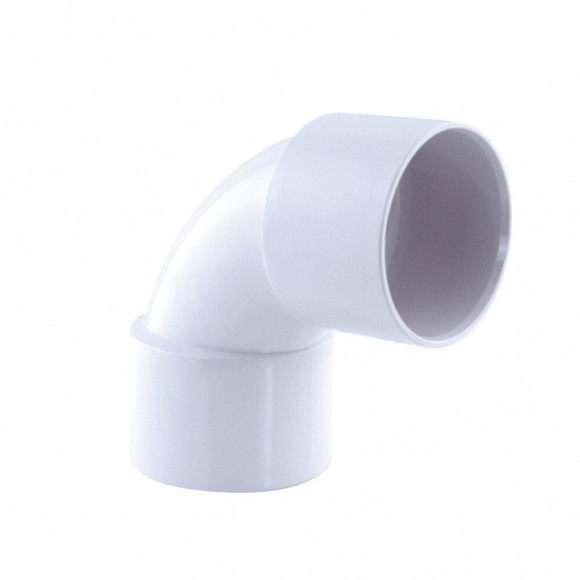Coude Pvc 87° Ff Ø 40 Blanc - Interplast - In-srbcof87040b