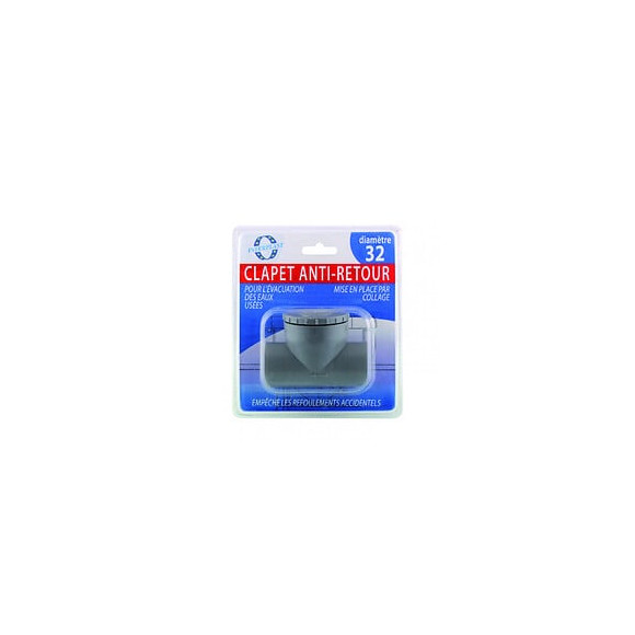 Ø32 Mm Clapet À Battant Pvc Évacuation. - Interplast - In-scar032