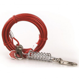 M-pets Cable Dattache Compensator - 8m - Rouge - Pour Chien