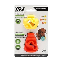 Extension De 2 Pieces K9 Connectables Mini - Orange/jaune