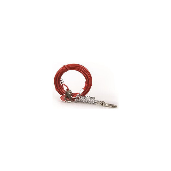 M-pets Cable Dattache Compensator - 8m - Rouge - Pour Chien