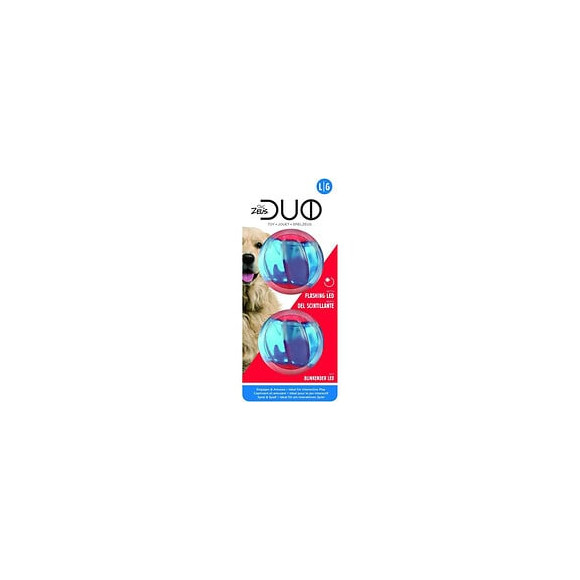 Zeus Duo Ball, 6,3cm Avec Led, 2pc
