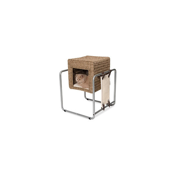 Catit Meuble A Chat V-cube - Rotin