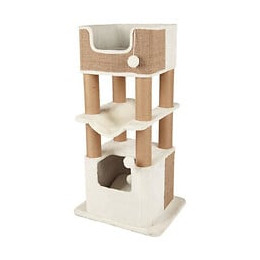 Trixie Griffoir Pour Chats Lucano Xxl Blanc Et Taupe