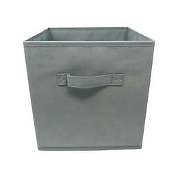 Modulostorage Tiroir De Rangement - Tissu - 27x27x28 Cm - Gris Clair