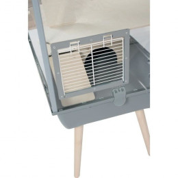 Zolux Cage Nevo Palace Gris 78 X 48 X 87,5cm