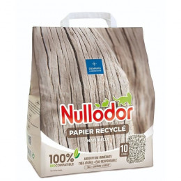 Nullodor Litiere Papier Par Demavic - 10 L