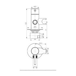 Kit Hygiène Complet De Douche En Laiton