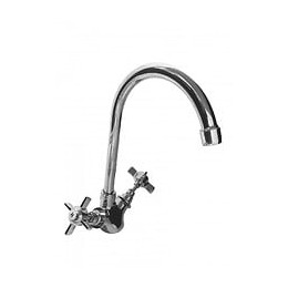 Mélangeur Évier Robinet Avec Bec Mobile, Pour Cuisine, Chromée