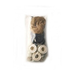 Kit Pour Plombier Composé De Siphon, Téflon, Chanvre, Colliers De Serrage.