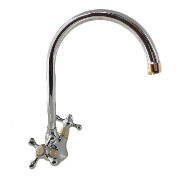 Mélangeur Évier Chromé Doré Complet