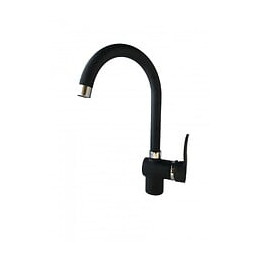 Mitigeur D'évier Mono Trou Robinet Noir Granit