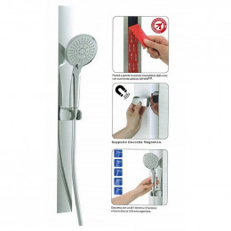 Ensemble De Douche Avec Barre De Douche À Coller