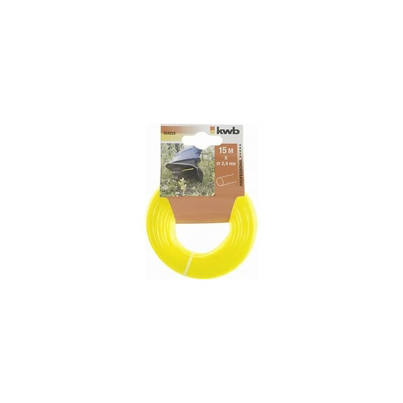 Fil De Rechange Taille: 2,4 Mm. X 15 M. Sb  Jaune Kwb