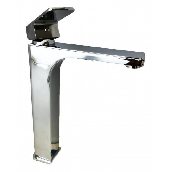 Mitigeur Robinet Lavabo Haute Pour Vasque À Poser En Laiton Chromé