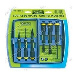 Coffret 6pièces Ciseaux Et Bédanes