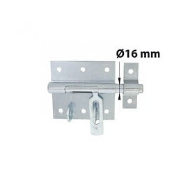 Verrou À Levier Verrou De Box Porte Cadenas + Gâche Afbat, Acier Zingué Gris