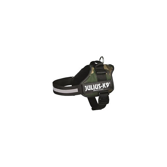 Harnais Power Julius-k9 - 1 - L : 66-85 Cm-50 Mm - Camouflage - Pour Chien