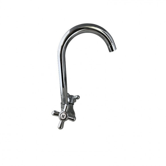 Robinet De Cuisine Ou De Salle De Bains Rétro De Style Vintage Avec Poignées En Étoile