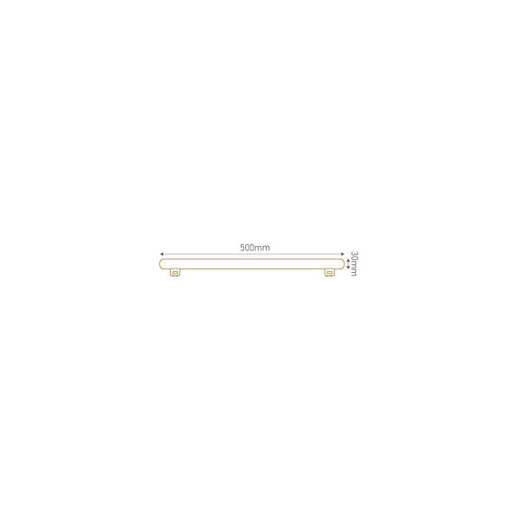 Tube Latéral Filament Led 12w S14s 2200k 500mm Dimmable