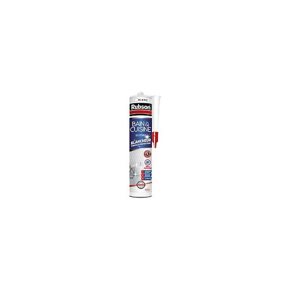 Mastic D'étanchéité Cuisine Et Bain Hygiène Rubson Blanc Pure 280ml