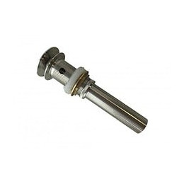 Drain À Clapet Avec Finition Acier Satiné 1/4 Avec Trop-plein