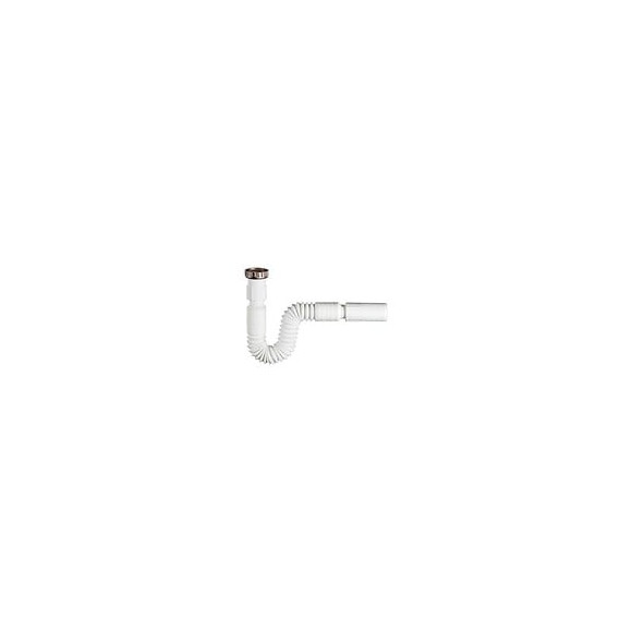 Siphon Extensible Annelé Ø32mm Pour Lavabo1'¼ '