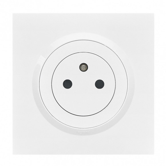 Prise Avec Terre Affleurante Complet Dooxie, Legrand, Blanc