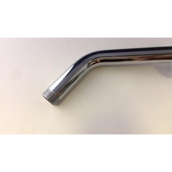Bras De Douche En Laiton Chromé 45 ° Longueur 15 Cm