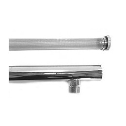 Bras De Douche Avec Filtre Anti-sable De 30 Cm En Laiton Chromé Lourd