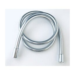 Tuyau De Douche En Pvc Lisse Argent, 100 Cm