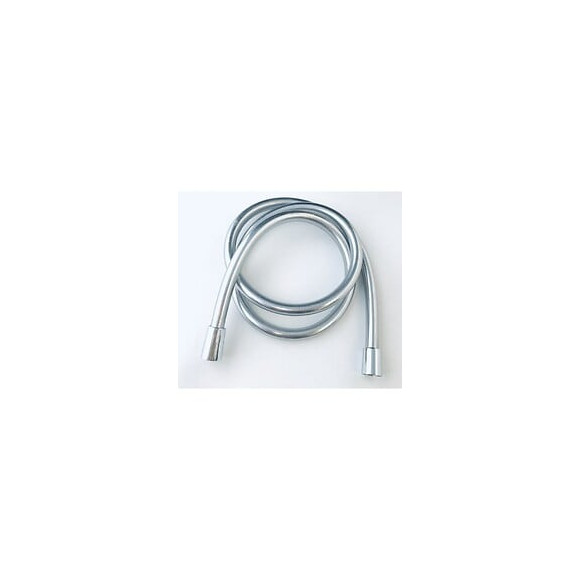 Tuyau De Douche En Pvc Lisse Argent, 100 Cm