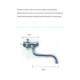 Robinet Double Sorties Mural