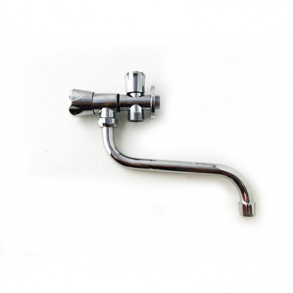 Robinet Double Sorties Mural