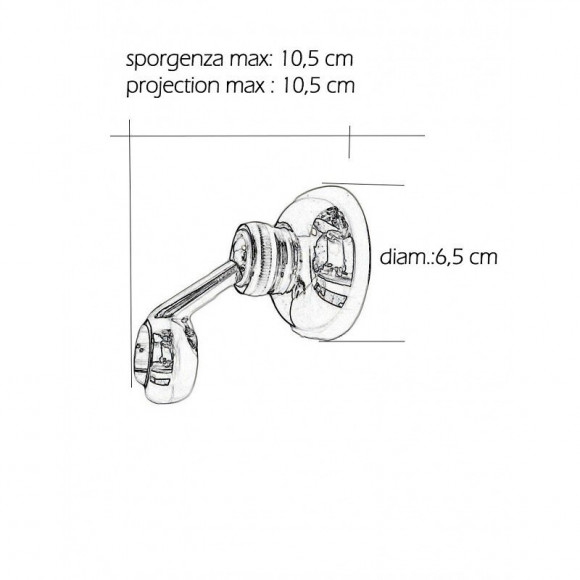 Support De Douche En Laiton Chromé, Vintage Complet Avec Fixations