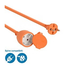 Rallonge Électrique Sans Terre De Jardin, 1 Prise De 16 A L.40 M Electraline