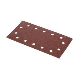 Lot De 5 Patins Auto-agrippants Perforés (oval) - Grain 120 - 115 X 230 Mm