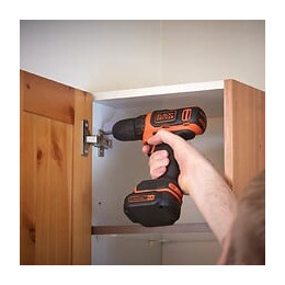 Bdcdd12kb-qw Perceuse Visseuse Sans Fil - 12 V Max (tension Nominale De 10,8 V) - 2 Batteries 1,5 Ah