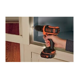 Bdcdd12kb-qw Perceuse Visseuse Sans Fil - 12 V Max (tension Nominale De 10,8 V) - 2 Batteries 1,5 Ah