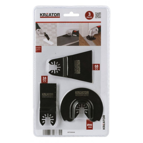 3 Lames Pour Outil Oscillant Multifonctions