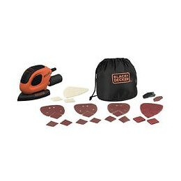 Bew230bca-qs Ponceuse De Détail Mouse Filaire - 55 W - Ø 130 X 91 Mm - Fixation Auto-agrippant - 15 Abrasifs