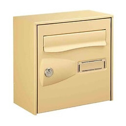 Boîte Aux Lettres Citadis Simple Face Beige