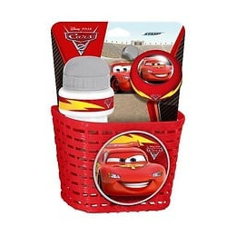 Cars Set Corbeille, Bidon Et Sonnette Pour Velo Et Trottinette - Disney