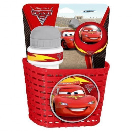 Cars Set Corbeille, Bidon Et Sonnette Pour Velo Et Trottinette - Disney