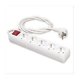 Bloc 5 X (2 P + T) - 3 X 1mm² - 3680w + Inter - 1m Erard - 8303