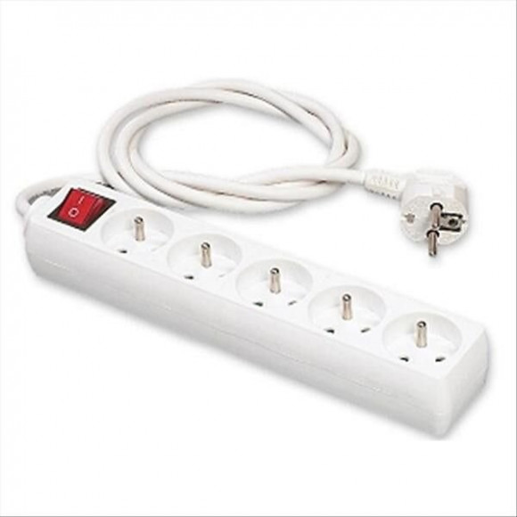 Bloc 5 X (2 P + T) - 3 X 1mm² - 3680w + Inter - 1m Erard - 8303