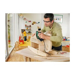 Ponceuse Multi Bosch -  Psm 100 A Livree Avec Coffret De Rangement Et 3 Feuilles Abrasives