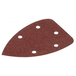 Lot De 5 Patins Triangulaires Auto-agrippants - Grain 60 - 140x140x80 Mm