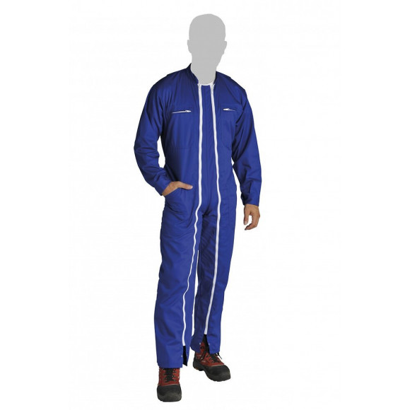 Combinaison De Travail Caterpillar Double Zip Bleu Taille Xl