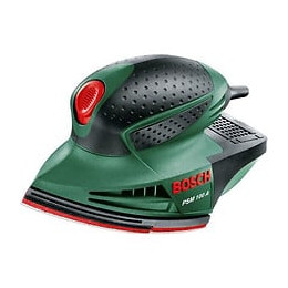 Ponceuse Multi Bosch -  Psm 100 A Livree Avec Coffret De Rangement Et 3 Feuilles Abrasives